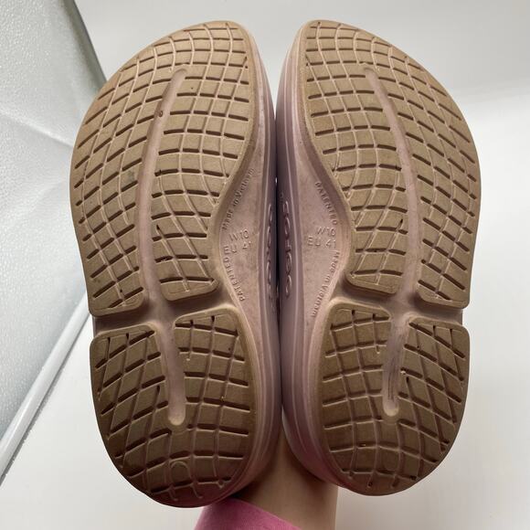 Oofos Pink Purple Platform Slides Comfort Orthopedic Recovery Women size 10 / 41 - Picture 6 of 7